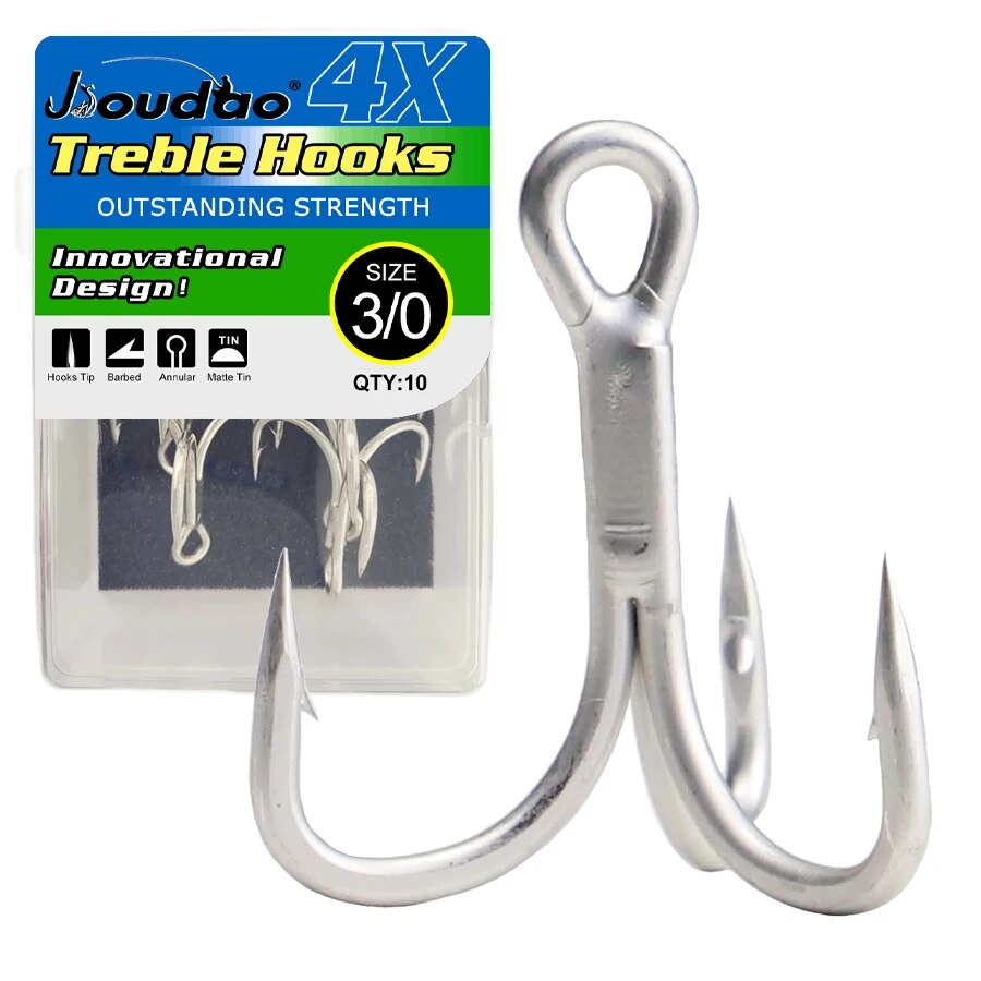 Fishing Treble Hooks High Carb - огляд і ціна Fishing Hook Barbless