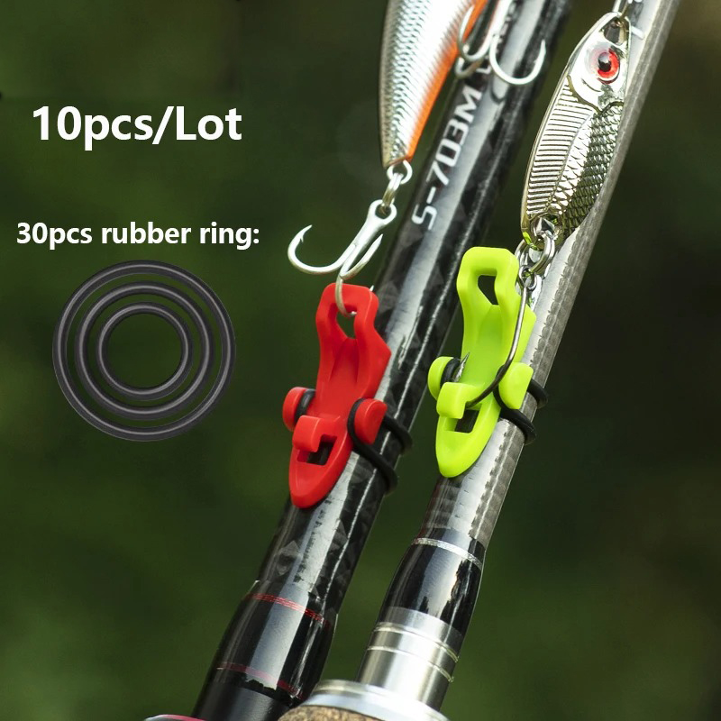 1-10pcs Fishing Rod Pole Hook  - огляд і ціна Fishing Hook Box